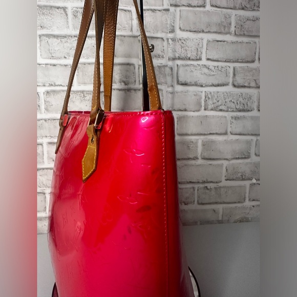 Louis Vuitton Authentic Monogram Vernis Houston M9135F Pink CA1022 - Picture 12 of 17